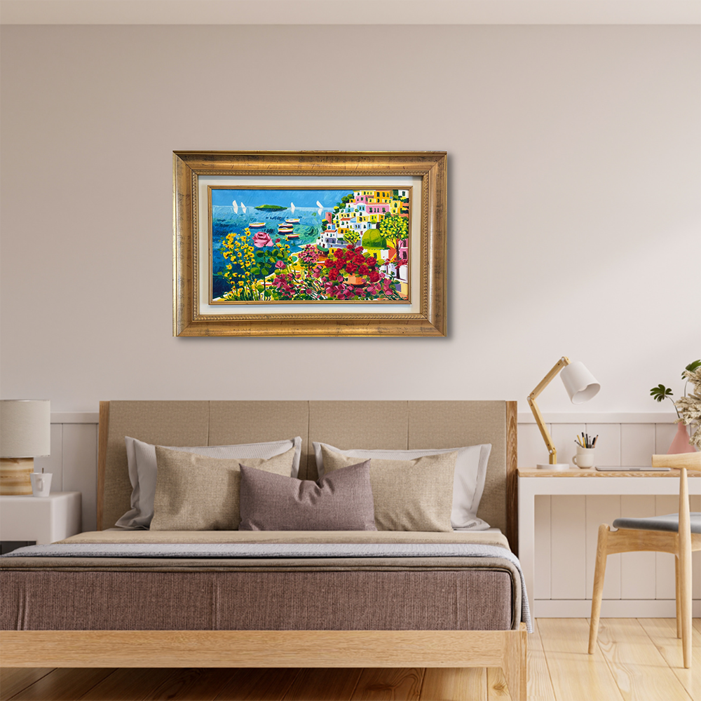 La rosa racconta un'alba a Positano