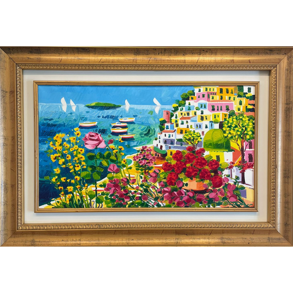 La rosa racconta un'alba a Positano